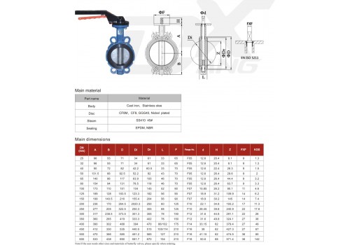 Soft back-to-back butterfly valve